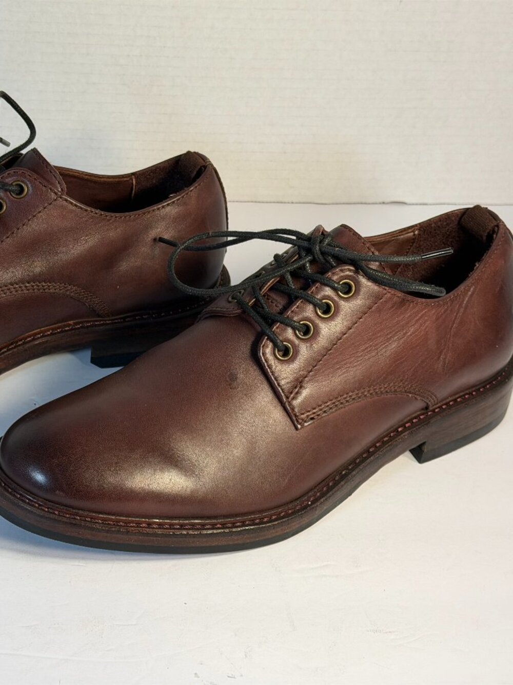 Mens Size 9 FRYE brown leather shoes - Picture 14 of 16